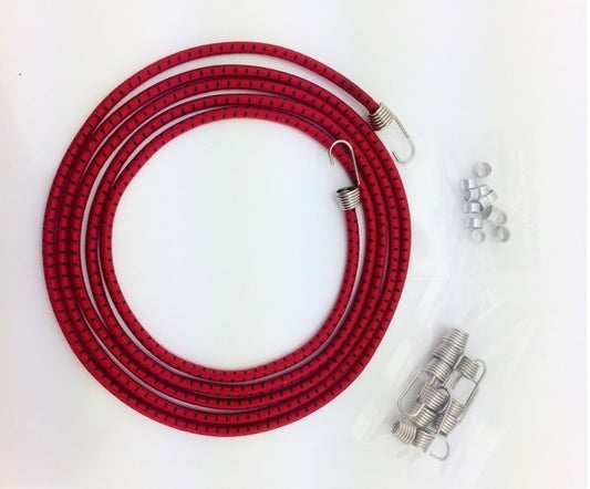 Hot Racing 1/10 Scale Bungee Cord Kit (Red Black)