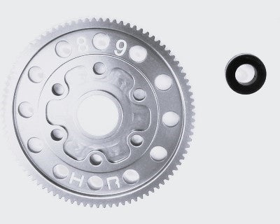 Hot Racing Hard Anodized 48P 89T Aluminum Spur Gear
