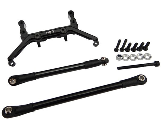 Hot Racing Black Aluminum On Axle Servo Mount SCX10 II Ver 1 Axle