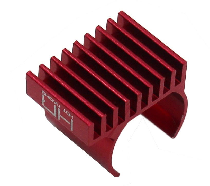 Hot Racing 9 fin 030 Motor Heat Sink SCX24 - Red