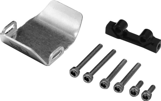 Hot Racing Stainless Steel Front or Rear Axle Skid Plate SCX24