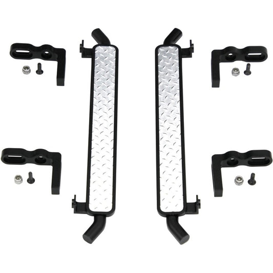 Hot Racing Aluminum Diamond Rock Rail Side Step (2) TRX-4