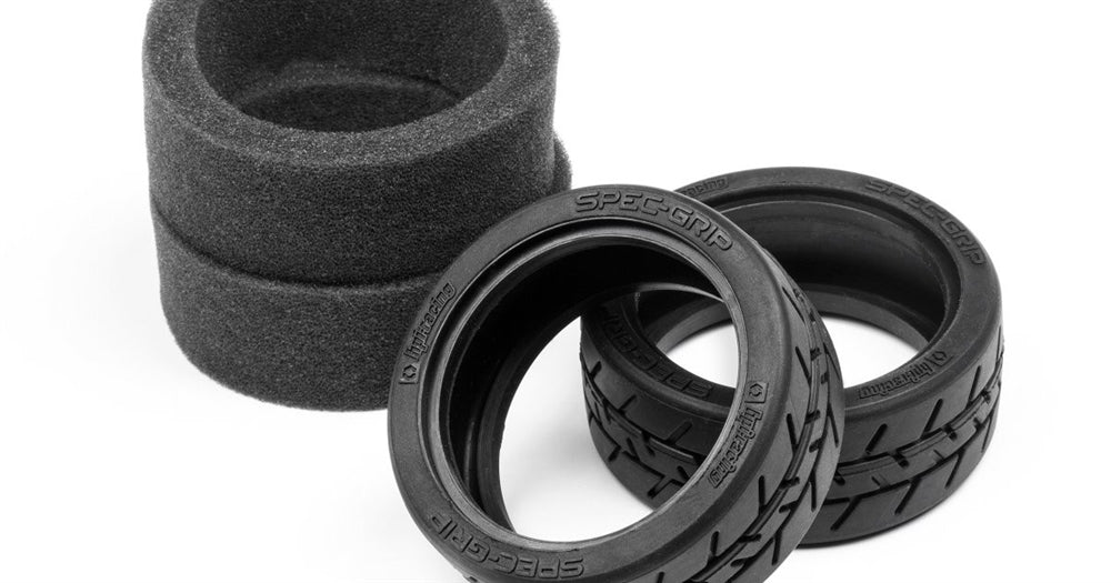 HPI Racing Spec-Grip Tire, 26mm, K Compound, for Sport 3, E10 (2pcs)