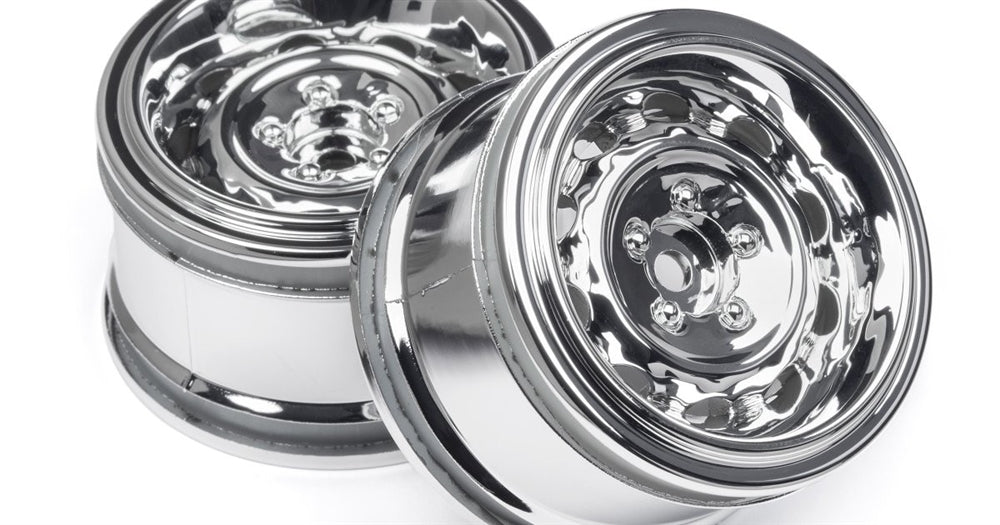 HPI Racing Chrome Vintage Wheel, 31mm, 6mm Offset (2pcs)