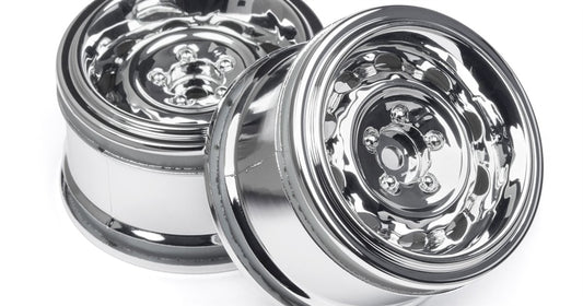 HPI Racing Chrome Vintage Wheel, 31mm, 6mm Offset (2pcs)