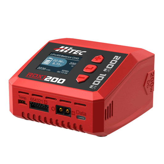 Hitec RCD RDX1 200 100W/200W AC/DC Multi-Function Smart Charger