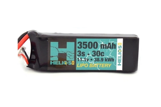 Helios RC 3S 11.1V 3500mAh 30C LiPo Battery - EC3