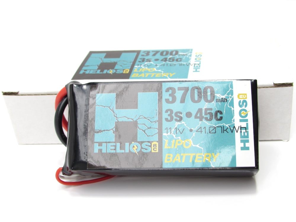 Helios RC 3S 11.1V 3700mAh 45C Shorty LiPo Battery - XT60