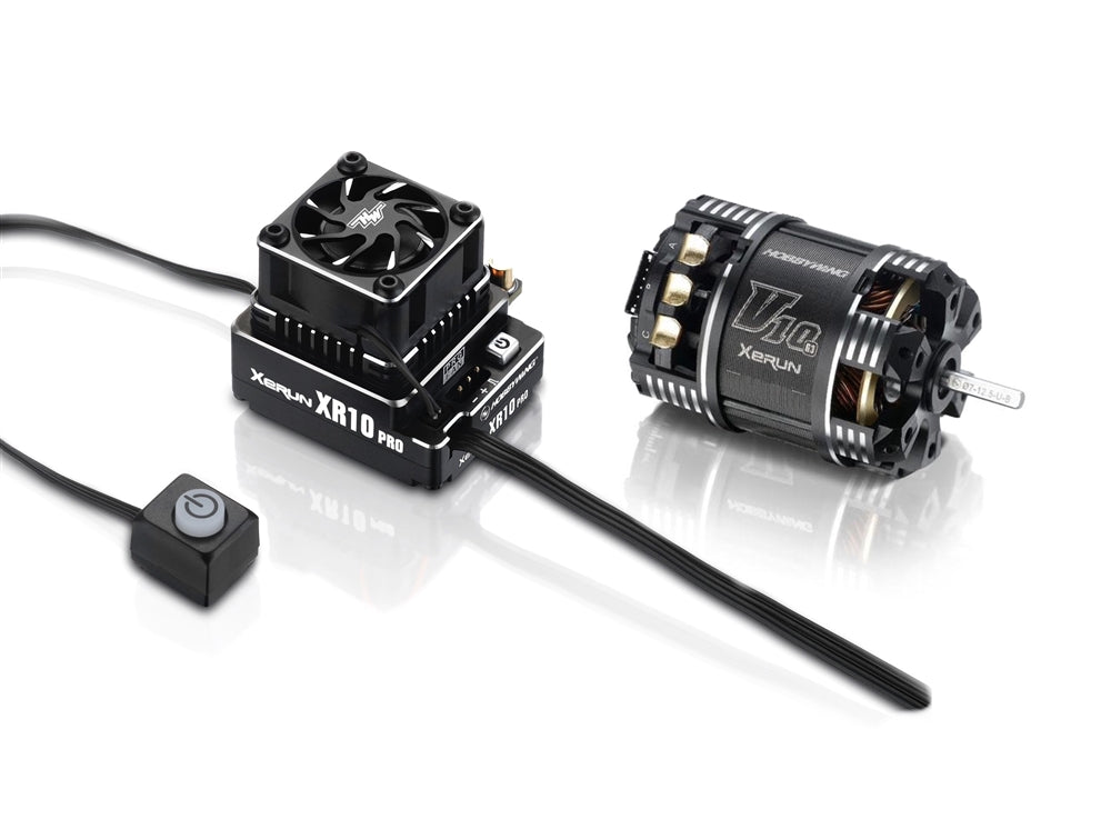 Hobbywing XeRun XR10 PRO G2 ESC with V10 G3 6.5T Sensored Brushless Motor - Combo