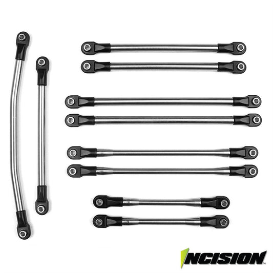 Incision SCX10 II 12.0" 1/4 Stainless Steel 10pcs Link Kit