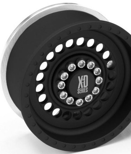 Incision Single KMC 1.9" XD136 Panzer Black Anodized Wheel (1)