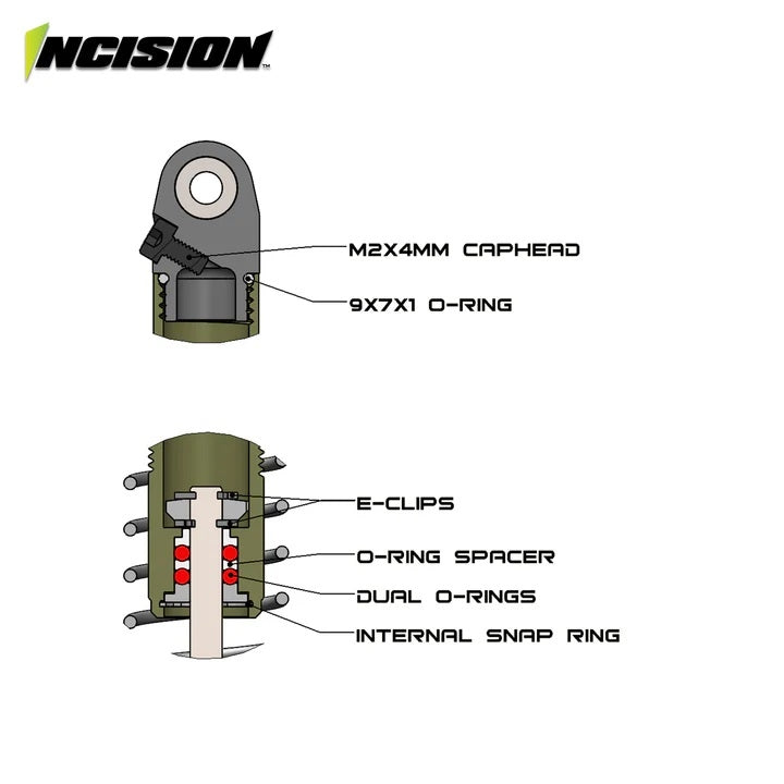 Incision S8E Shock Rebuild Kit
