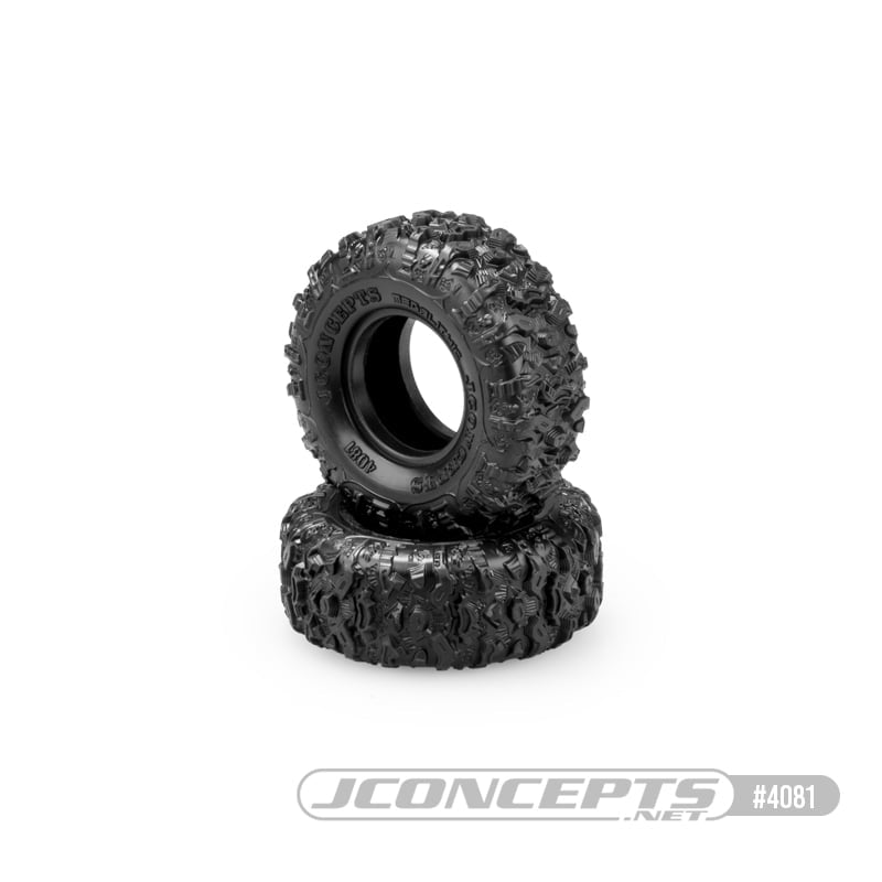 JConcepts Megalithic 1.0" x 57mm OD Tires (Green Compound) (2)