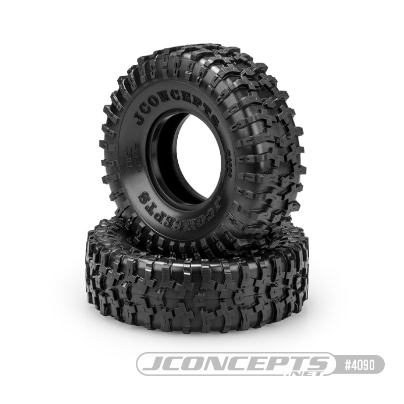 JConcepts Tusk 2.2" x 5.25" OD Performance Crawling Tires - Green Compound (2)