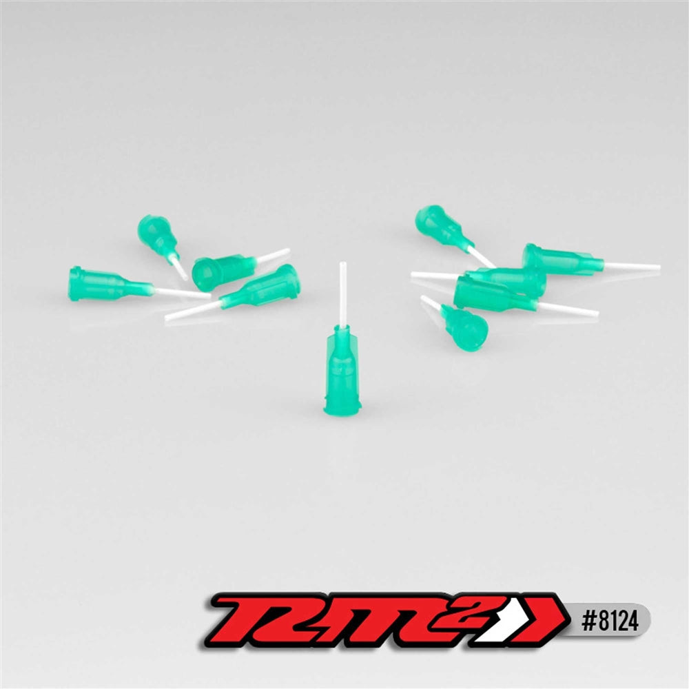 JConcepts RM2 Medium Bore Glue Tip Needles (Green) (10)