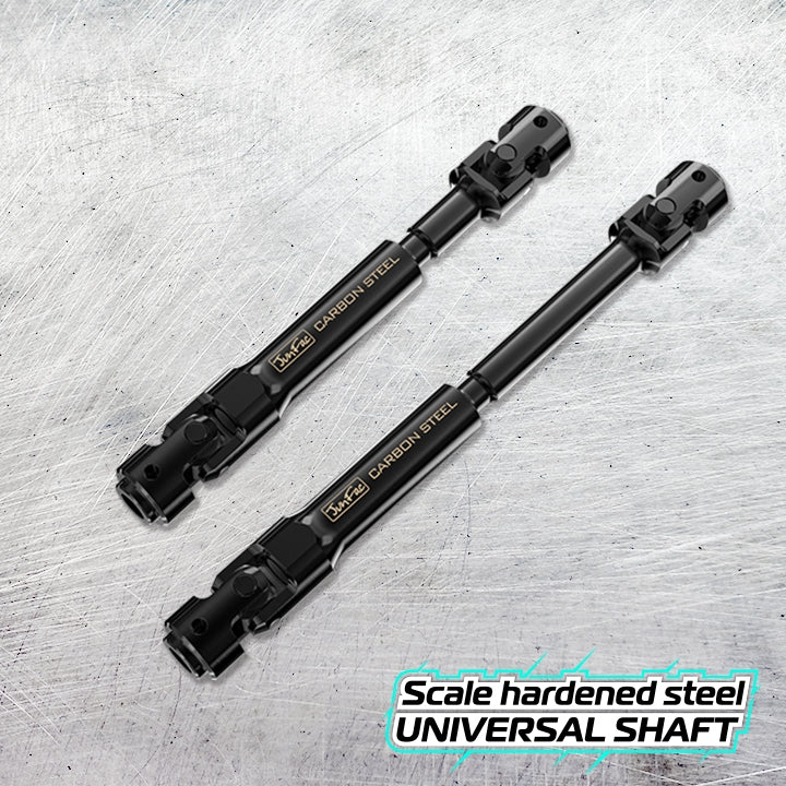 Junfac Scale Hardened Steel Universal Shafts (2) for Element RC Enduro / Gatekeeper