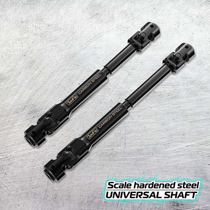 JunFac Scale Hardened Steel Universal Shafts (2) for Axial Wraith 1.9
