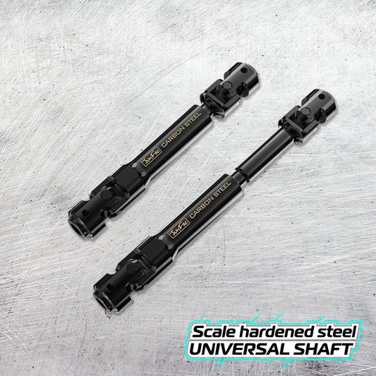 JunFac Scale Hardened Steel Universal Shafts (2) for Gmade GS02