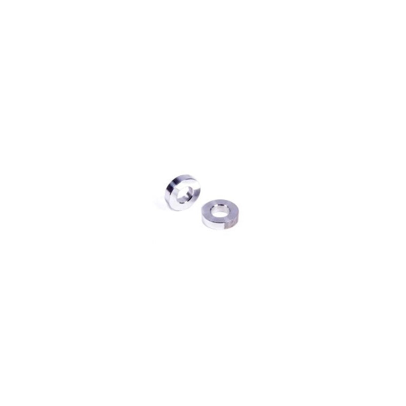 Team KNK 3mm x 2mm Aluminum Spacers (10) pc - Silver