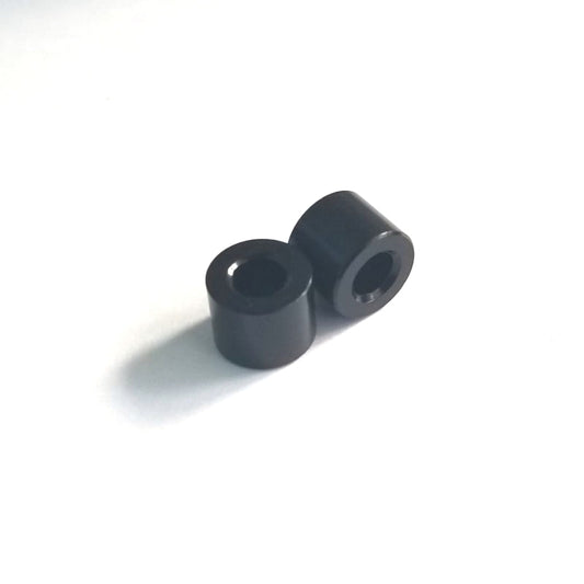 Team KNK 3mm x 4mm Aluminum Spacers (10) pc - Black