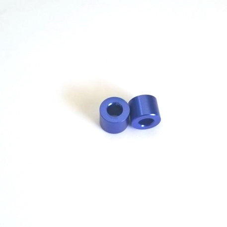 Team KNK 3mm x 6mm Aluminum Spacers (25) pc - Blue
