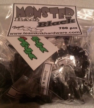 Team KNK Monster Bag Black Oxide Hardware Kit (700)
