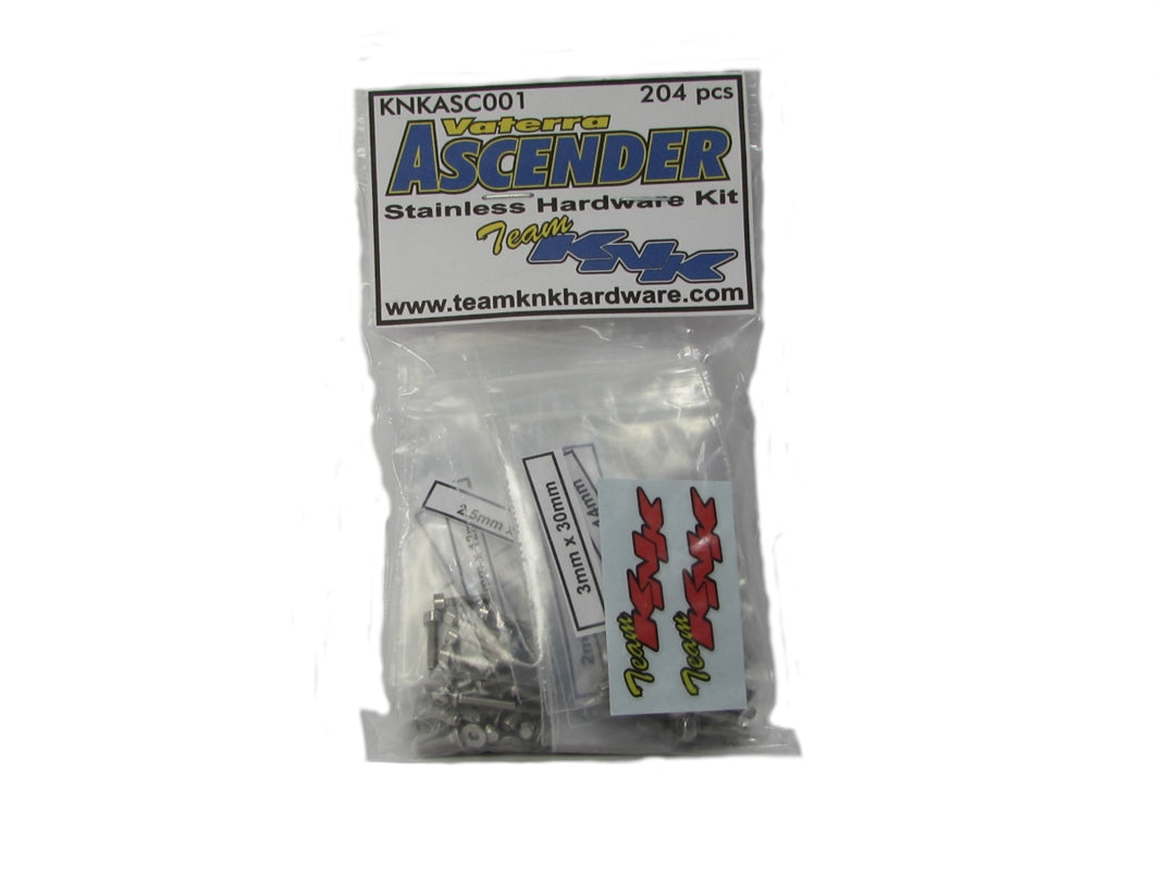 Team KNK Vaterra Ascender Stainless Hardware Kit