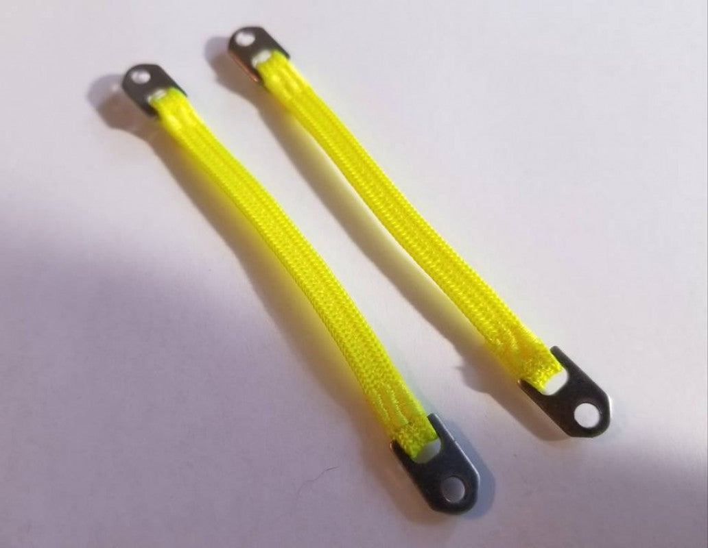 Team KNK 90mm Limit Straps (2) Neon Yellow
