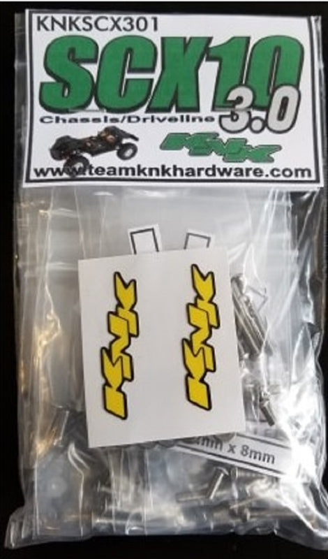 Team KNK Axial SCX10 III Chassis & Driveline Stainless Hardware Kit