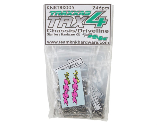 Team KNK Traxxas TRX-4 Chassis & Driveline Stainless Hardware Kit