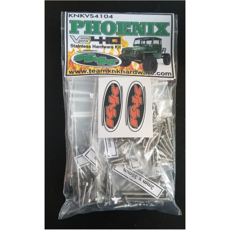 Team KNK Vanquish VS4-10 Phoenix Stainless Hardware Kit
