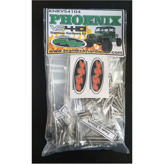 Team KNK Vanquish VS4-10 Phoenix Stainless Hardware Kit