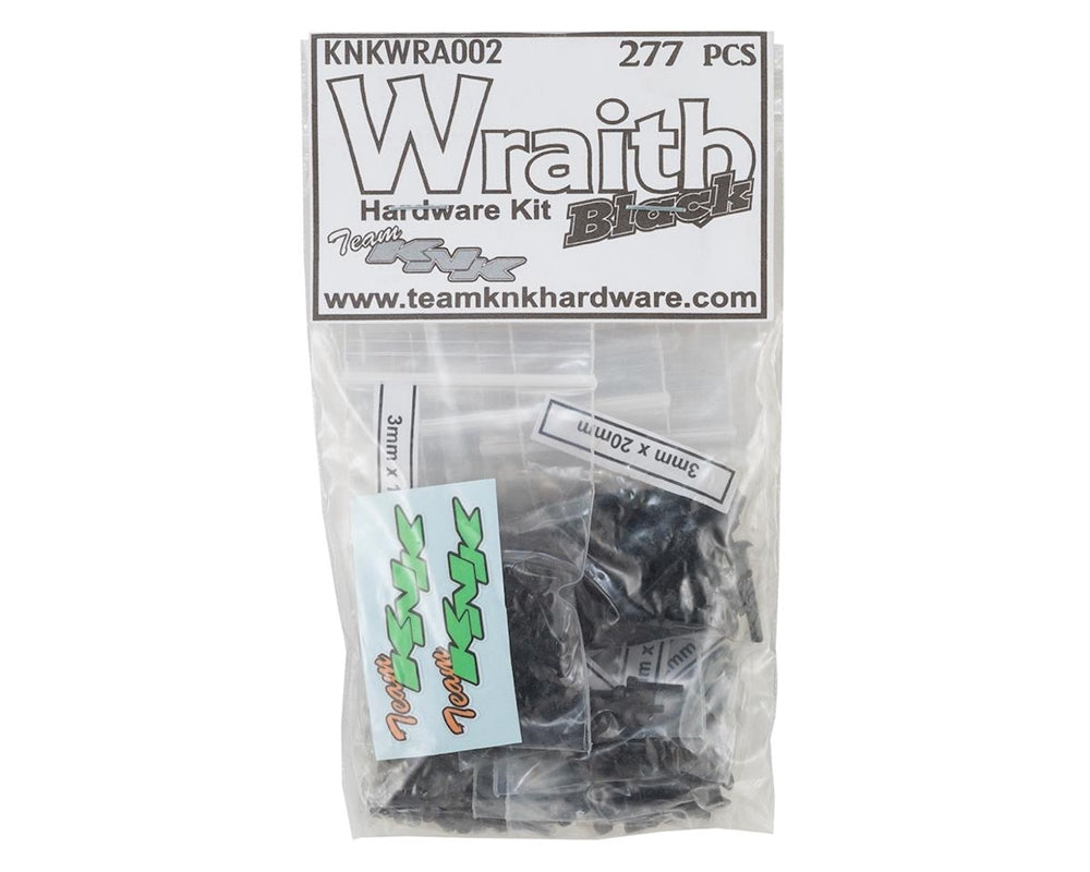 Team KNK Axial Wraith Black Oxide Hardware Kit