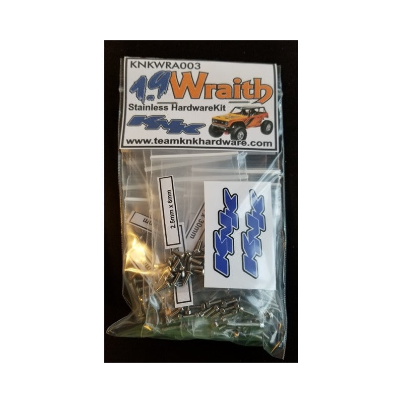 Team KNK Axial 1.9 Wraith Stainless Hardware Kit
