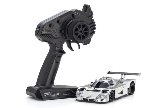 Kyosho Mini-Z RWD MR04 Sauber-Mercedes Gruppe-C C9 Chrome Silver
