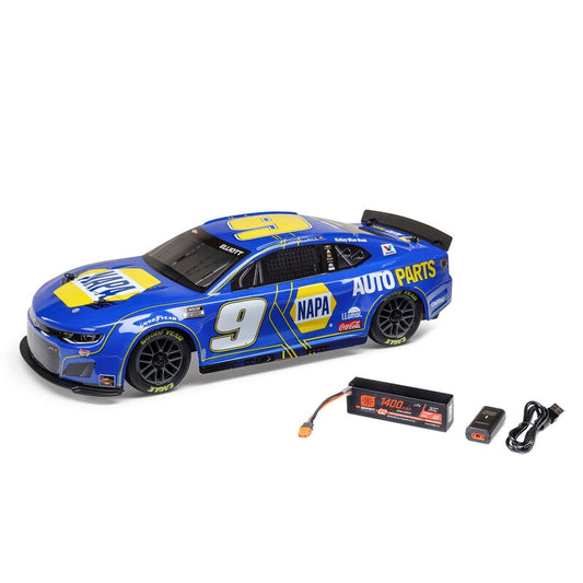 Losi 1/12 AWD NASCAR RC Race Car - Number 9 Chase Elliot Chevrolet Camaro