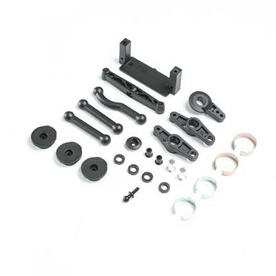 Losi V100 Steering Bellcrank, Servo Saver and Mounts