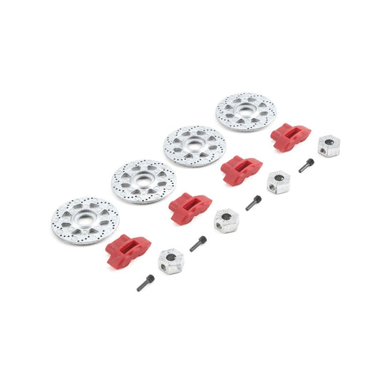 Losi Hex Rotor Caliper and Pin Set (4) Baja & Rock Rey