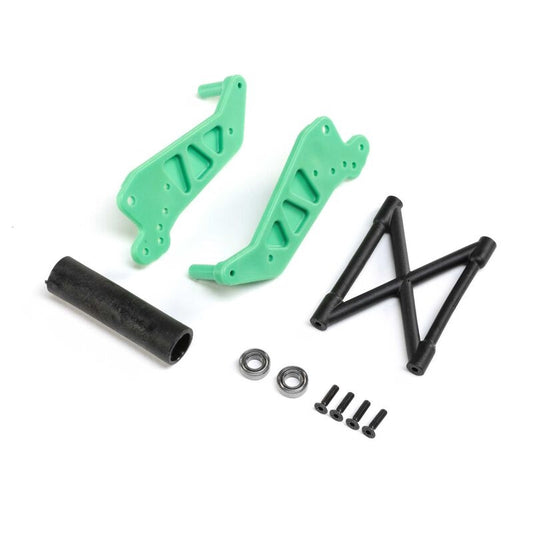 Losi Wheelie Bar Set, Green, LMT