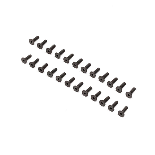 Losi 2-56 x 5/16" Flat Head Screws (24)