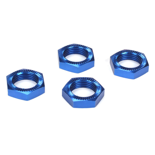 Losi 5IVE-T Wheel Nuts (4) - Blue Anodized