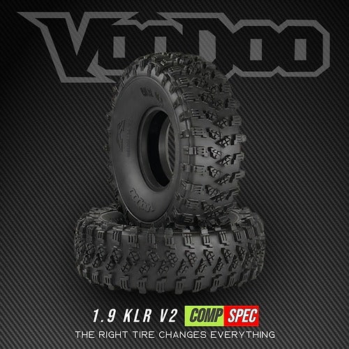 Team Ottsix Racing 1.9" / 4.7" Voodoo KLR V2 CompSpec Tires - Gold (Soft) (2)