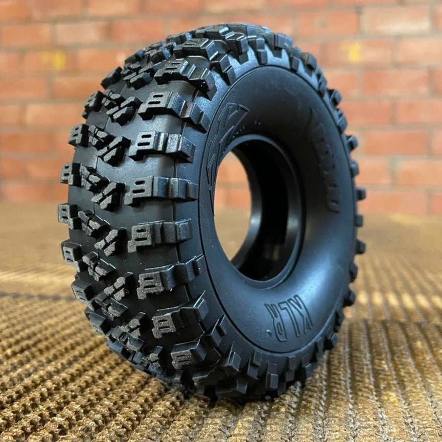 Team Ottsix Racing 1.9" / 4.7" Voodoo KLR TrailSpec Tires - Yellow (Soft) (2)