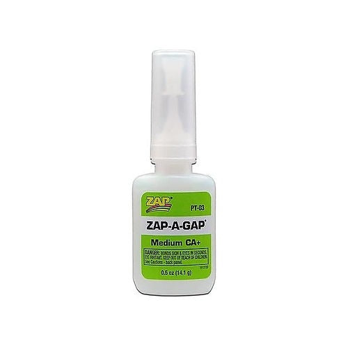 Pacer Technology Green Zap-A-Gap CA+ Glue 1/2 oz (Medium)