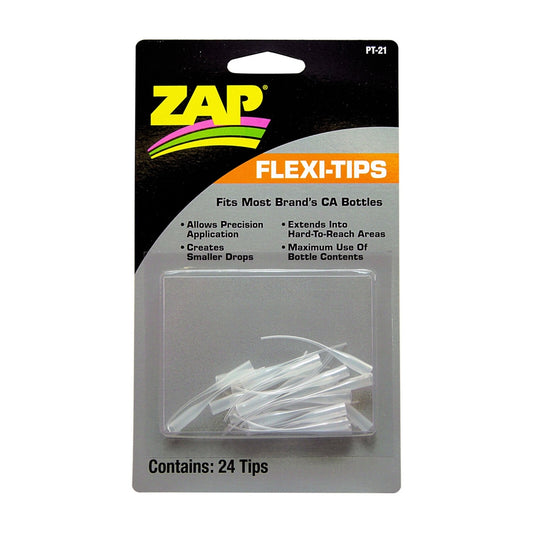 Pacer Technology Zap Flexi-Tips Glue Tips for Most Glue Bottles (24)