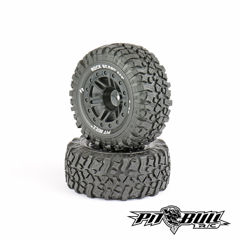 Pit Bull RC Rock Beast XOR SCT 2.2"/3.0 Basher Medium Pre-Mounted
