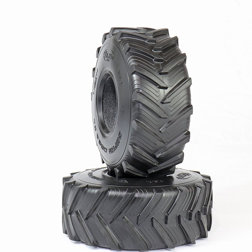 Pit Bull RC 2.2" Temco Super Mega XL R/C Tires Alien Kompound with Foam (2)