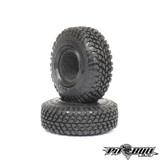 Pit Bull RC 1.0" Growler Alien Kompound Scale Tires with Standard Foams (2)