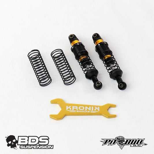 Pit Bull RC BDS KRONIK Shocks - 2 pcs (70mm Orange Dot)