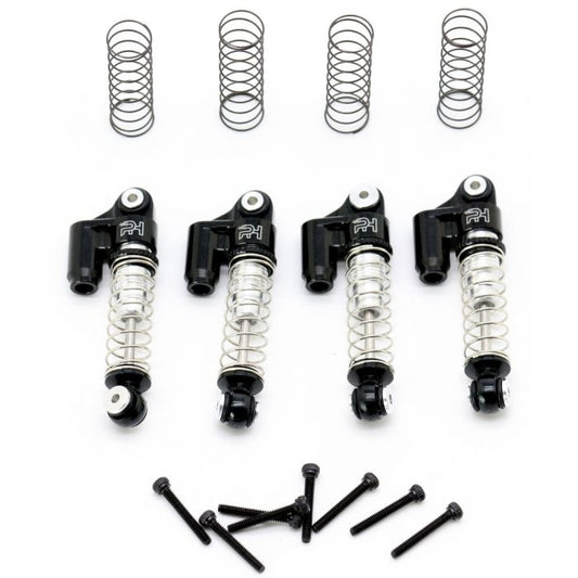 Powerhobby Axial SCX24 Aluminum Threaded Mini/Micro Shocks Front Rear - BLACK